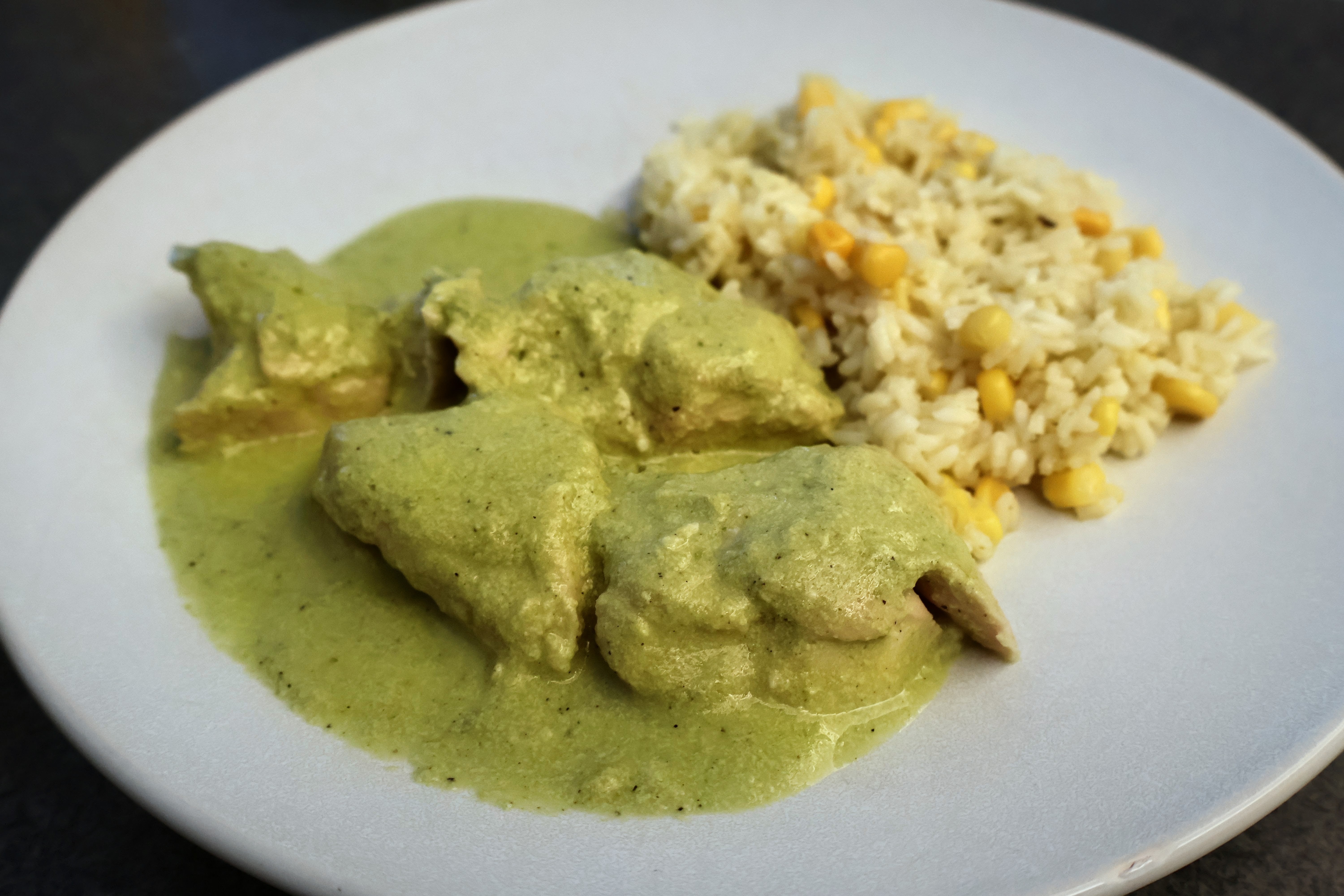 🍗 Chicken in Creamy Poblano Sauce